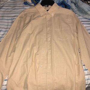 Five Four Tan Button Up Long-sleeve